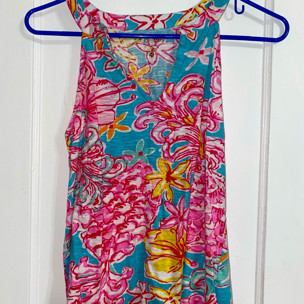COPY - Lilly Pulitzer adorable blue Lolita medium top!